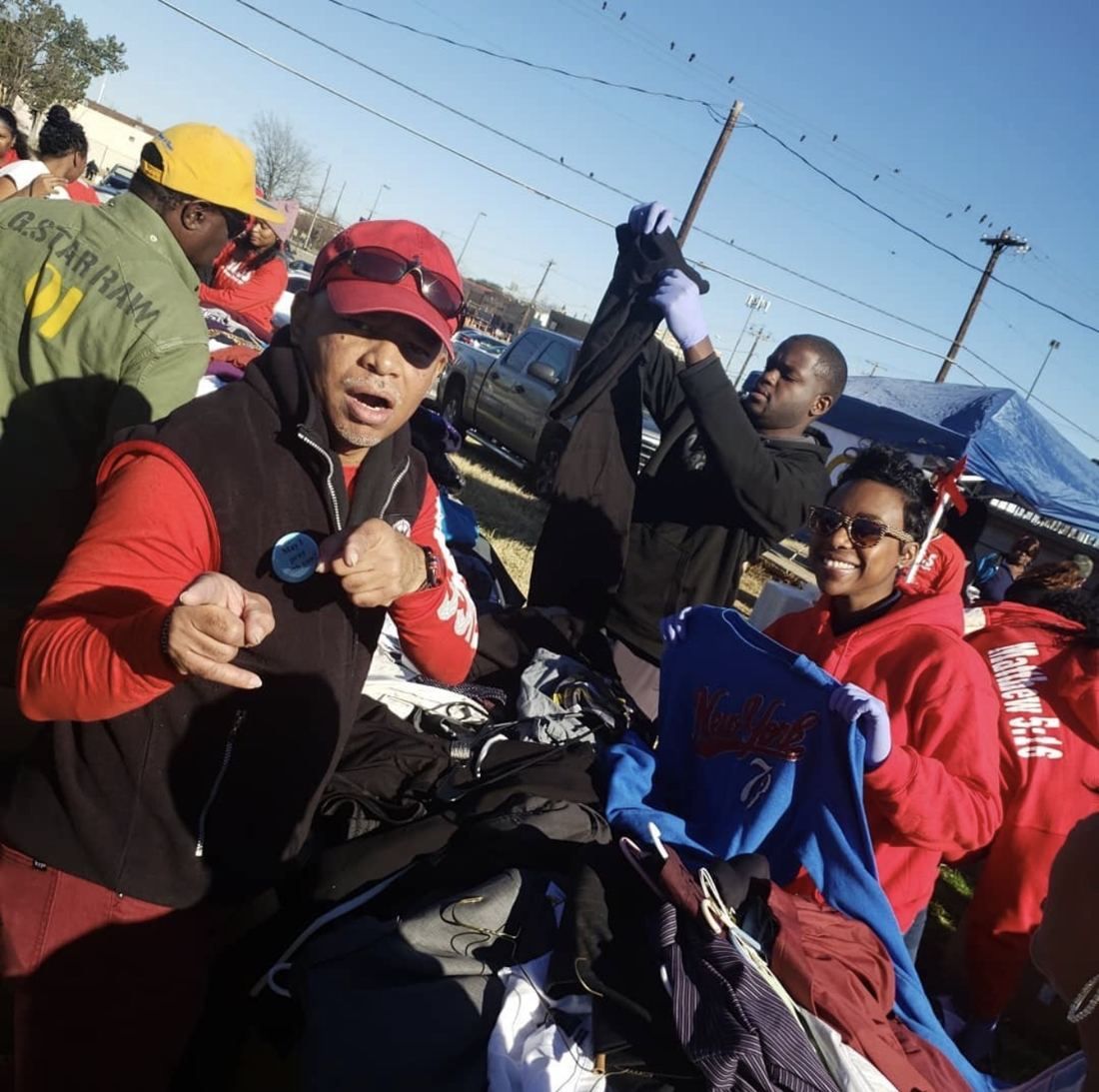 Clothing distribution outreach